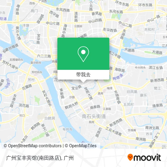 广州宝丰宾馆(南田路店)地图