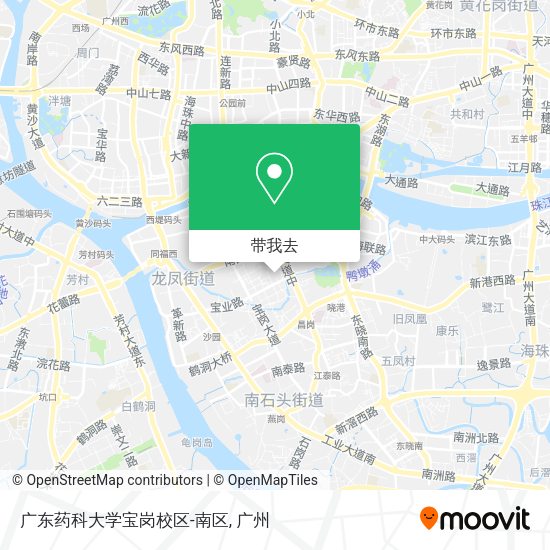 广东药科大学宝岗校区-南区地图