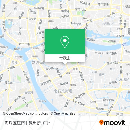 海珠区江南中派出所地图