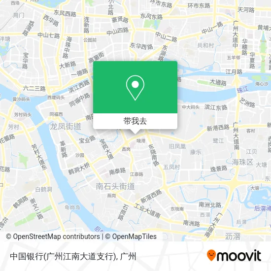 中国银行(广州江南大道支行)地图