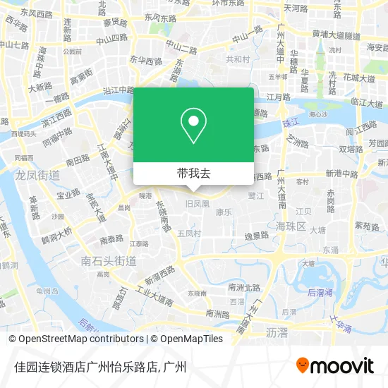 佳园连锁酒店广州怡乐路店地图