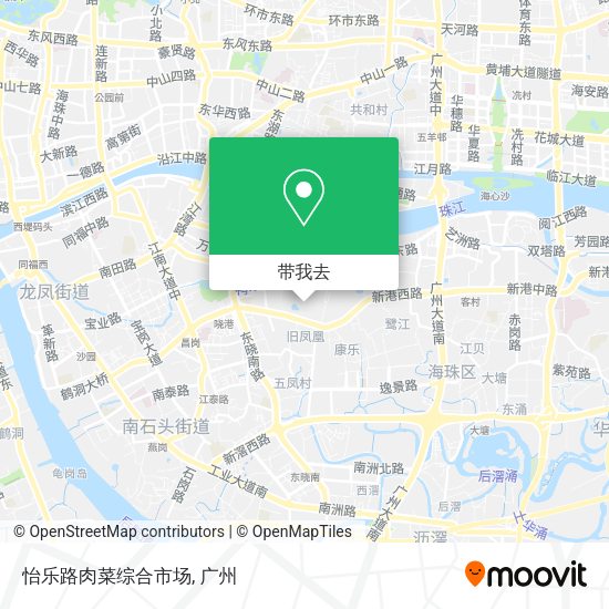 怡乐路肉菜综合市场地图