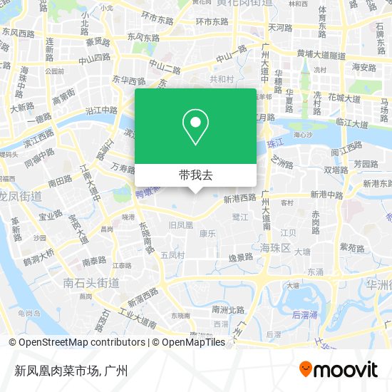 新凤凰肉菜市场地图