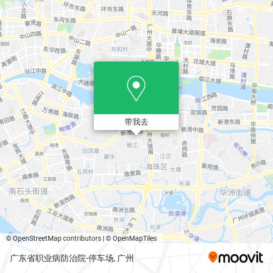 广东省职业病防治院-停车场地图