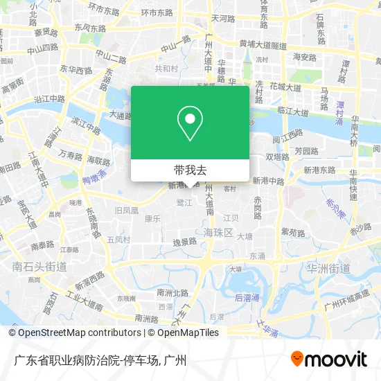 广东省职业病防治院-停车场地图
