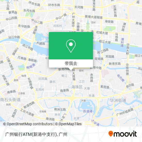 广州银行ATM(新港中支行)地图