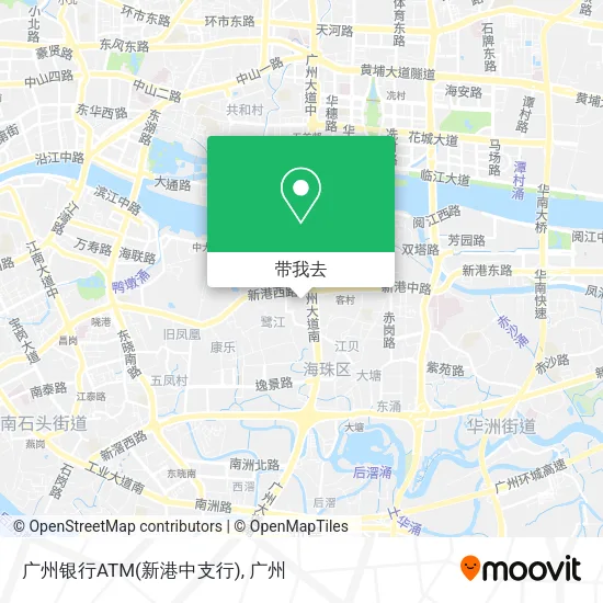 广州银行ATM(新港中支行)地图