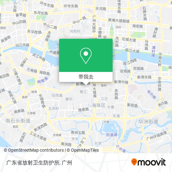 广东省放射卫生防护所地图