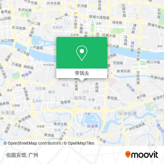 佰圆宾馆地图
