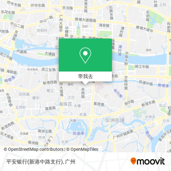 平安银行(新港中路支行)地图