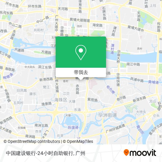 中国建设银行-24小时自助银行地图