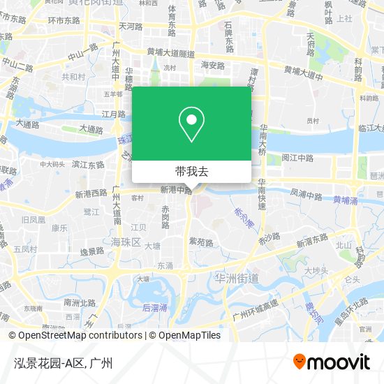泓景花园-A区地图