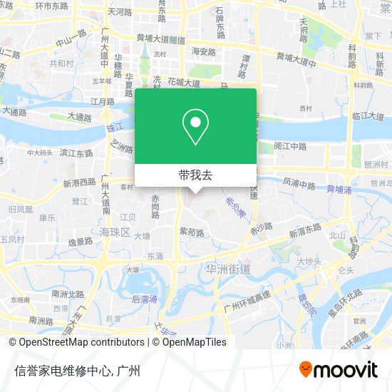 信誉家电维修中心地图