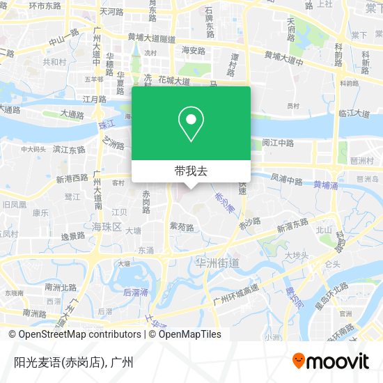 阳光麦语(赤岗店)地图