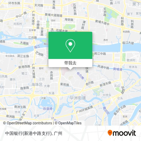 中国银行(新港中路支行)地图