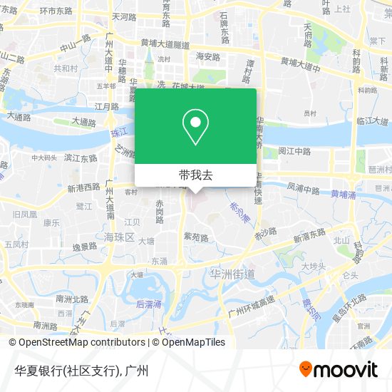 华夏银行(社区支行)地图