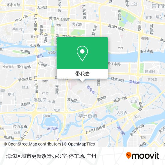 海珠区城市更新改造办公室-停车场地图