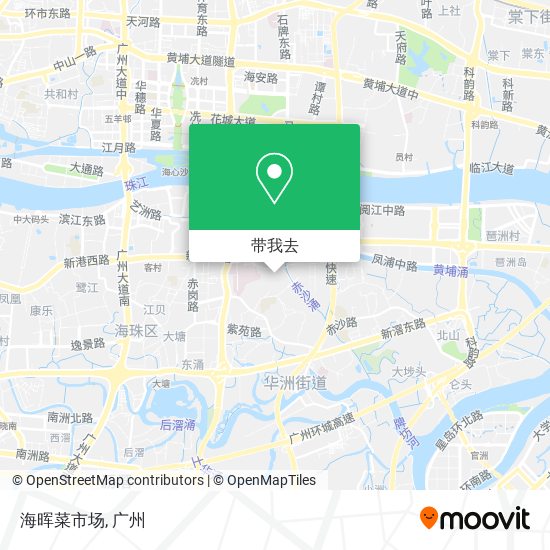 海晖菜市场地图