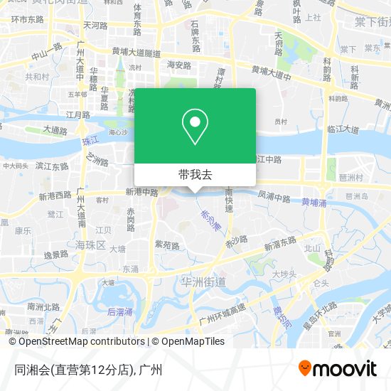 同湘会(直营第12分店)地图