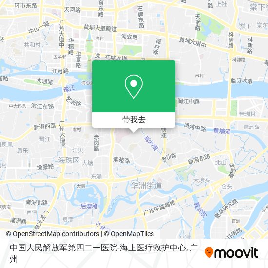 中国人民解放军第四二一医院-海上医疗救护中心地图