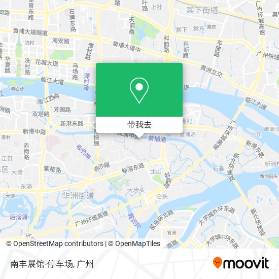 南丰展馆-停车场地图
