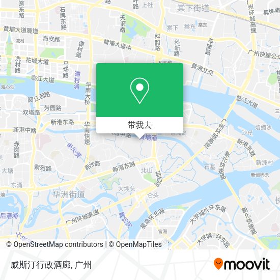 威斯汀行政酒廊地图