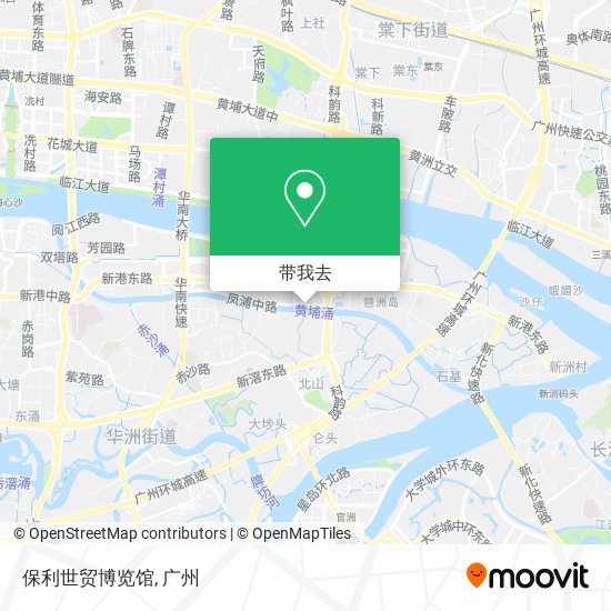 保利世贸博览馆地图