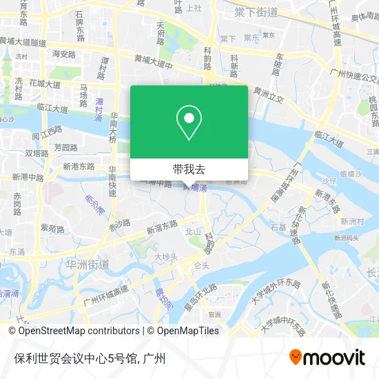 保利世贸会议中心5号馆地图