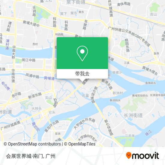会展世界城-南门地图