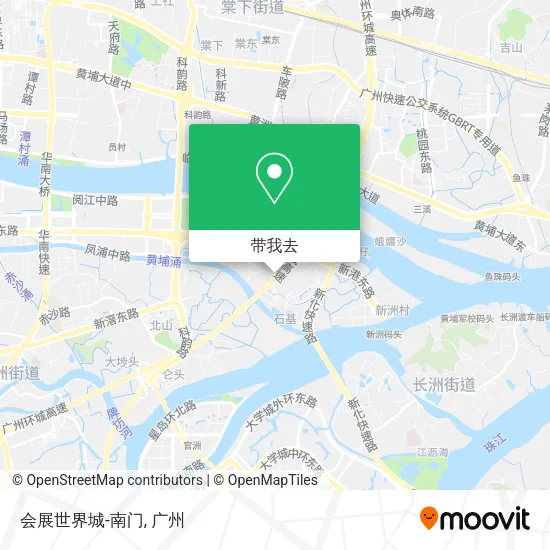 会展世界城-南门地图