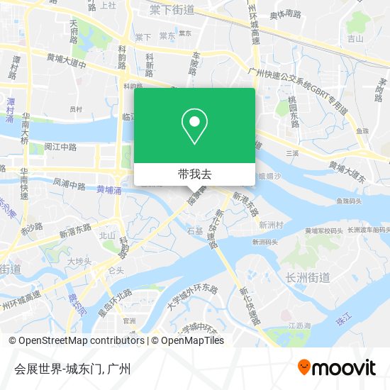 会展世界-城东门地图