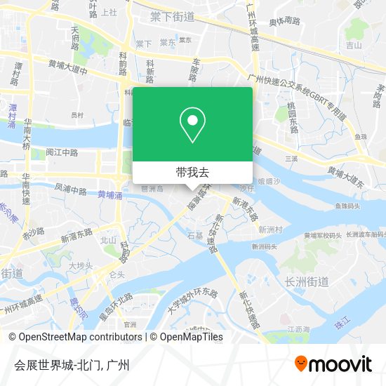 会展世界城-北门地图