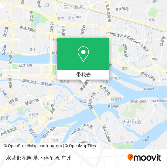水蓝郡花园-地下停车场地图