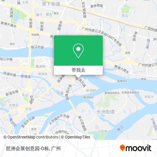 琶洲会展创意园-D栋地图