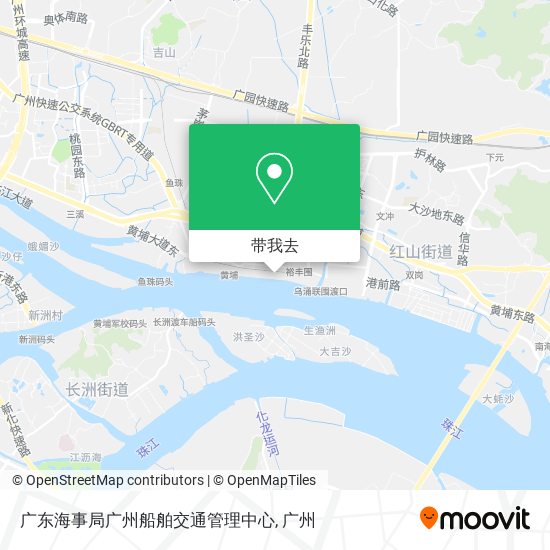广东海事局广州船舶交通管理中心地图