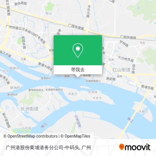 广州港股份黄埔港务分公司-中码头地图