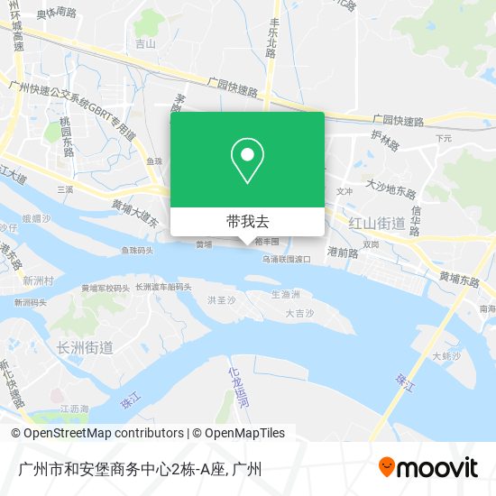广州市和安堡商务中心2栋-A座地图