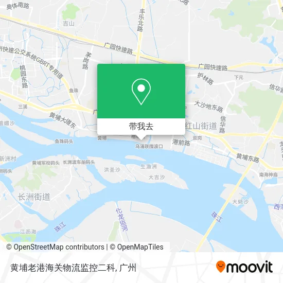 黄埔老港海关物流监控二科地图