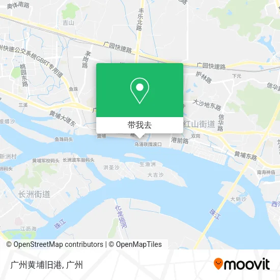 广州黄埔旧港地图