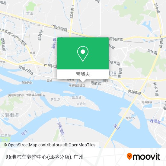 顺港汽车养护中心(源盛分店)地图