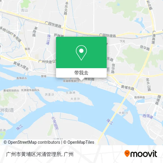 广州市黄埔区河涌管理所地图