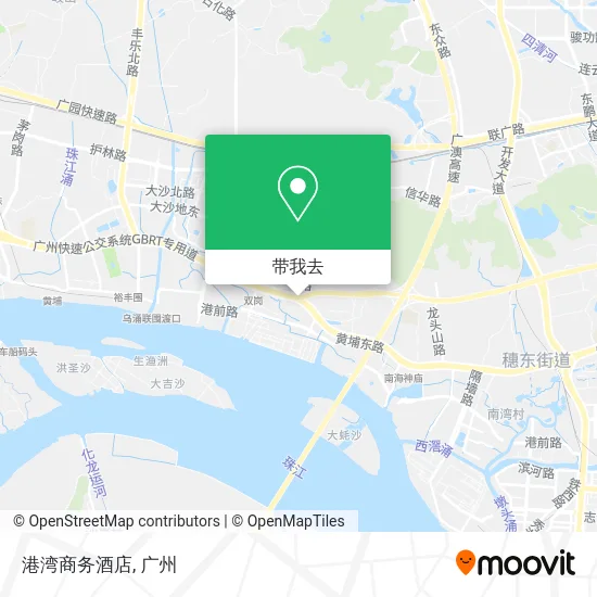 港湾商务酒店地图