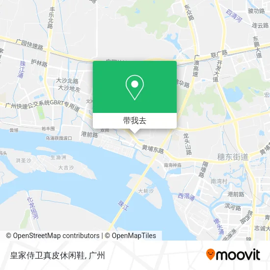 皇家侍卫真皮休闲鞋地图