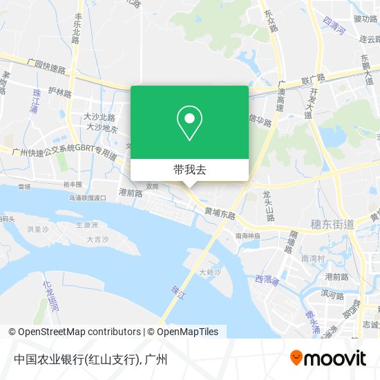 中国农业银行(红山支行)地图