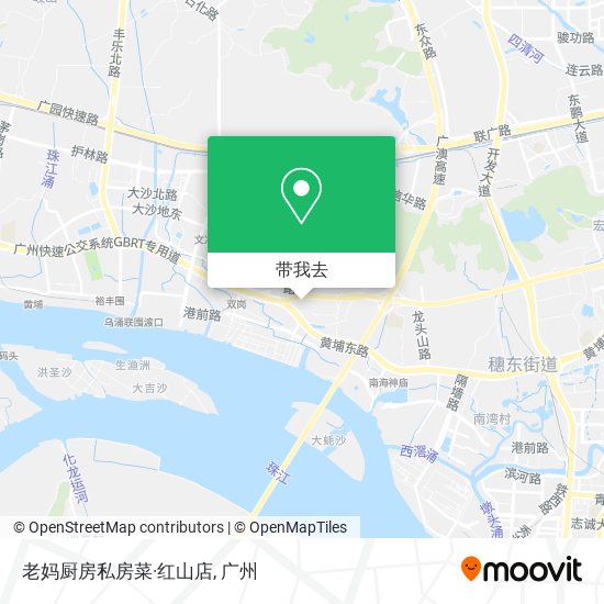 老妈厨房私房菜·红山店地图