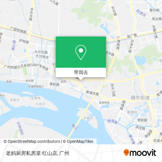 老妈厨房私房菜·红山店地图