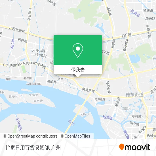 怡家日用百货易贸部地图