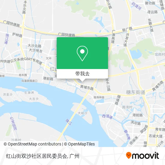 红山街双沙社区居民委员会地图