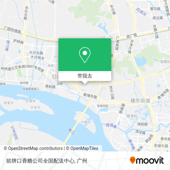 箭牌口香糖公司全国配送中心地图