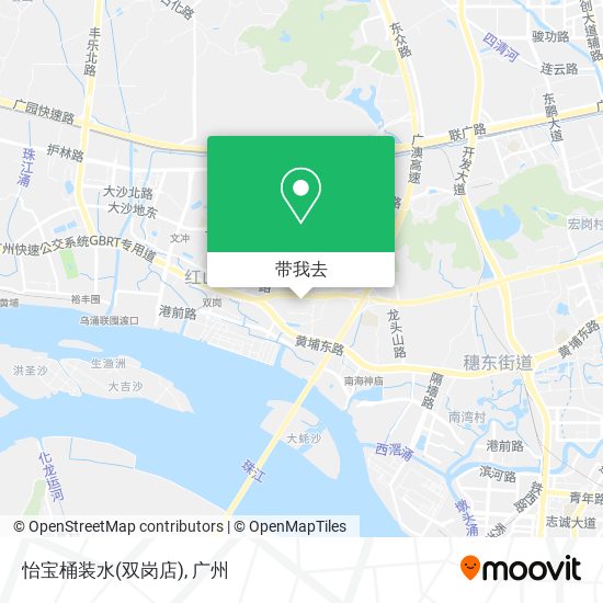 怡宝桶装水(双岗店)地图